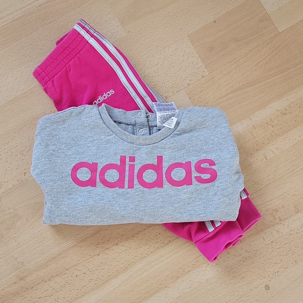 Girl's Adidas jogger set